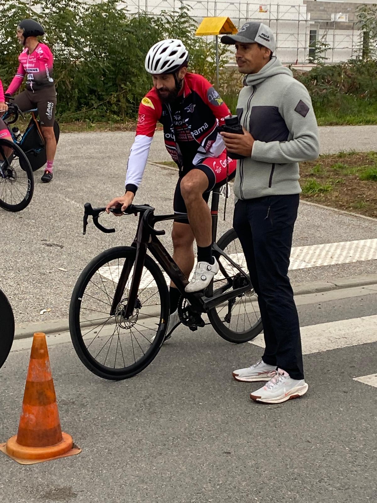 Ismaël Guedi lors d’un accompagnement en préparation mentale avec un sportif